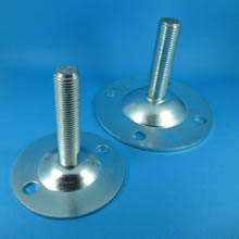 Pressed steel zinc plated feet